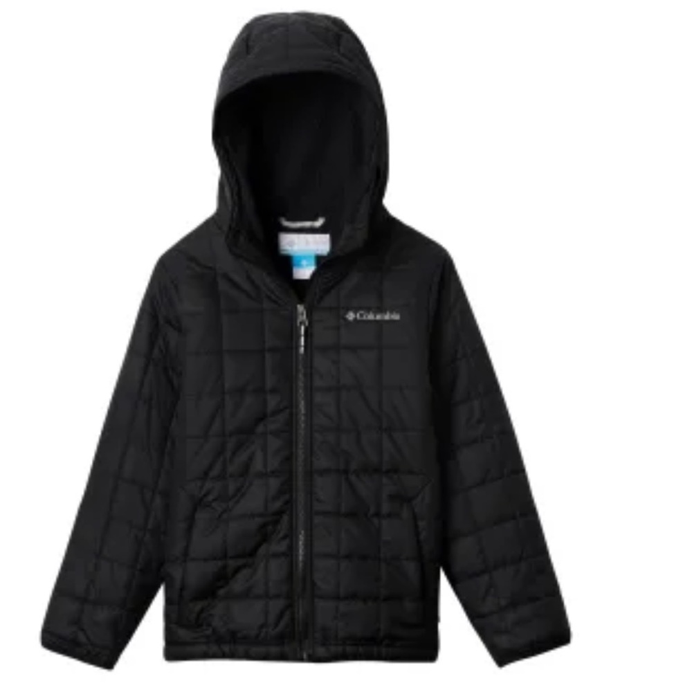Columbia Big Boys Black Arctic Blast Jacket Insulated Waterproof Sz XL - Picture 3 of 5